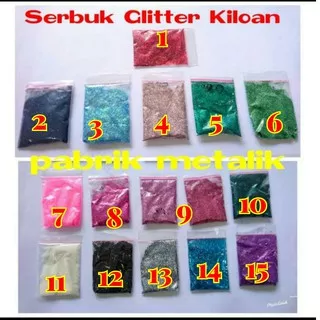 Bubuk Glitter  / Glitter Bubuk Kiloan / Glitter Bubuk Murah / Glitter Bubuk Bintang 1 kg