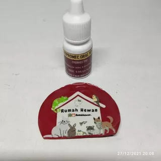 Kepromec Oral 10ml Obat Scabies Jamur Kucing, Anjing, Kelinci