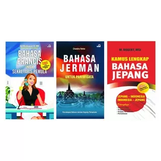 BUKU KAMUS BEST SELLER - PERANCIS - JERMAN - JEPANG