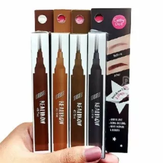 CATHY DOLL REAL BROW 4D TATTOO TINT ORIGINAL / TATO TATTO TATOO EYEBROW PENSIL ALIS PENCIL