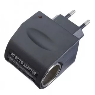 Converter AC To DC 12v EU Plug Car Lighter Switch Adaptor Socket Port Inverter