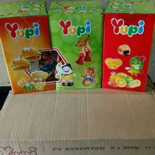 YUPI ASSORTED 800gram