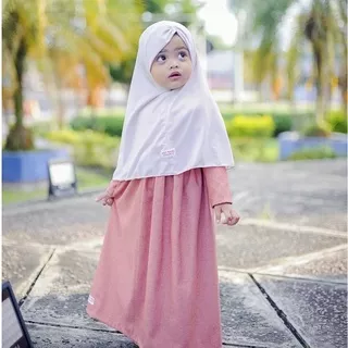 Baby Malika Baju Muslim Bayi Perempuan AYSA MADINA HIJAB DRESS