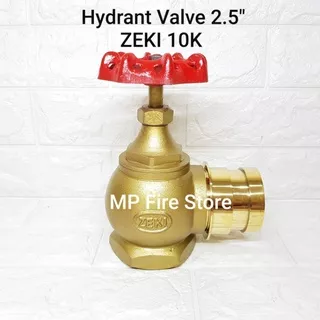 Hydrant Valve Machino Pemadam Zeki 2.5 Inch Kuningan