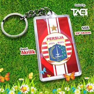 PERSIJA JAKARTA / KEYCHAIN PERSIJA JAKARTA / GANCI PERSIJA / GANTUNGAN KUNCI SEPAK BOLA