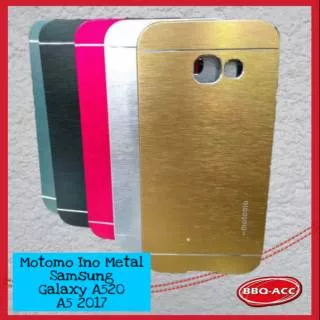 Case Samsung Galaxy A5 2017 A520 Hardcase Motomo Ino Metal Cover Alumunium Hard Casing