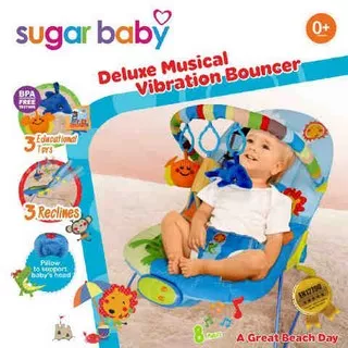 Sugar Baby Bouncer 3 Recline Great Beach Day