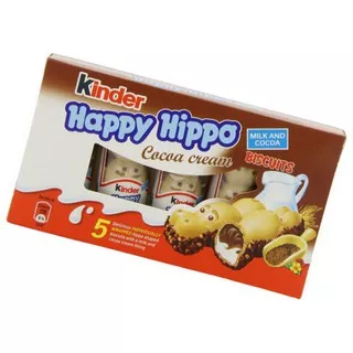 Coklat KINDER Happy Hippo Cocoa Creme isi 5pcs - Terenak Termurah