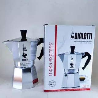 New Produk Bialetti Moka Express Moka Pot Coffee Maker For 6 Cups Diskon Termurah