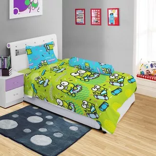 Internal - Sprei Single 120x200 - Keroppi Skate