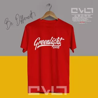 Kaos / Baju Distro Greenlight Font Logo V.1 Kaos Distro Keren Murah