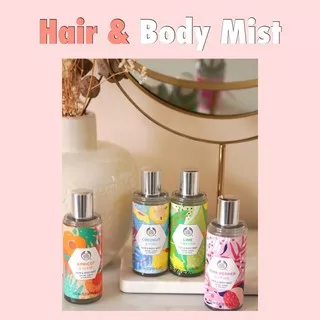 ORI Superfood Hair & Body Mist Coconut Pomegranate Apricot Agave Lime The Body Shop