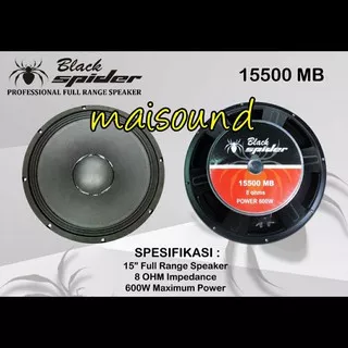 SPEAKER BLACK SPIDER 15 INCH 15500 MB KOMPONEN SPEAKER BLACKSPIDER 15500MB 15INCH ORIGINAL