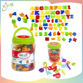 Magnet Letters Education Alphabet Numbers / Mainan Edukasi