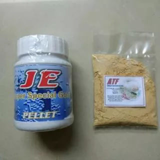 Paket mineral ATF 50gram &  pelet je super special gold.