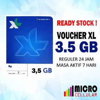 Voucher Kuota XL 3,5 GB (7 Hari) Reguler 24 Jam - Termasuk Bonus Kuota YouTube