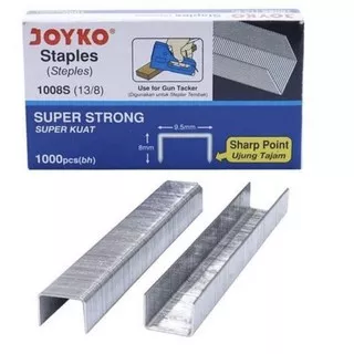 13/8 Isi Staples Tembak Gun Tacker Refill 1008s 13/8 Joyko