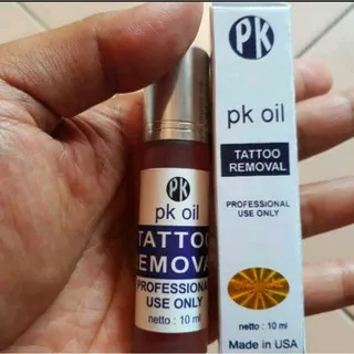 PK OIL asli original cairan penghapus tatto Obat PENGHILANG TATO PERMANEN