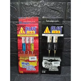 Alfa Ink Tinta Printer Canon Reffil Kit Colour dan Black