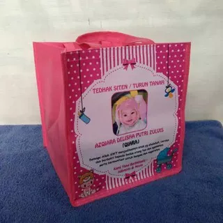 Tas Kantong Aqiqah Anak / Goodiebag Aqiqah / Tas Souvenir Aqiqah Anak / Tas Berkat / Tas nasi Box