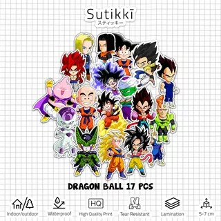 Sutikki | Sticker Pack Dragon Ball Z Super GT Anime Manga Stiker Laptop Vinyl Aesthetic