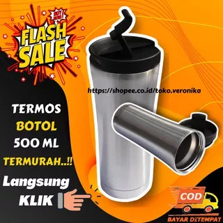 Termos Starbucks Botol Air Tempat Air Botol Minum Panas dan Dingin Polos 500ml Peralatan Dapur TV462