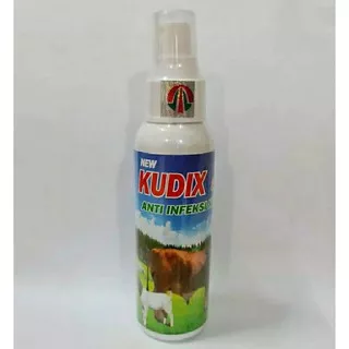 KUDIX SPRAY OBAT ANTI INFEKSI KULIT GUDIG EKSIM KORENG PADA SAPI KAMBING DOMBA