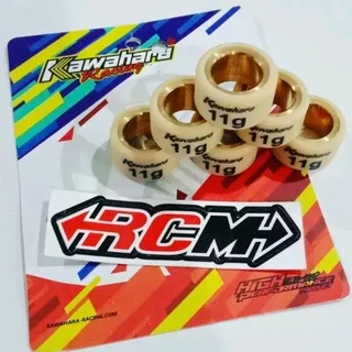 ROLLER ROLER TEFLON KAWAHARA ISI 6 NMAX N MAX N-MAX XEON MIO Z MIO M3 GT125 AEROX 155 ORI KAWAHARA KWR ASLI 11GRAM 11 GRAM