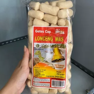 Getas Bangka Panjang Cap Lonceng Mas - Getes Ikan Tenggiri - Snack Bangka - Makanan Bangka