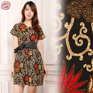 Anis Dress Batik Maxi Mini Dress Fit To L