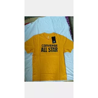T-shirt Converse All Star Yellow Original New Murah