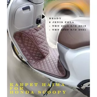 Karpet Honda Scoopy Tahun 2013-2021 Synthetic Leather mats