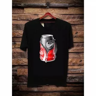 KAOS COCA COLA PEPSI BAJU KAOS T SHIRT PRIA WANITA DISTRO COCA COLA EVOLUTION PEPSI ORIGINAL KEREN MURAH HITAM L XL PRIA WANITA DISTRO