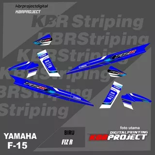 FIZ R  striping motor YAMAHA   motor sticker variasi Racing F-15 (cod) stiker motor