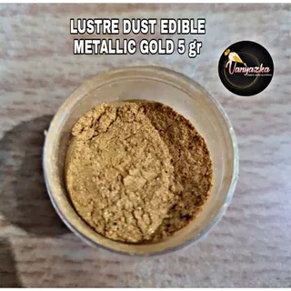 Lustre Luster Dust Gold/Pewarna Bubuk Emas Edible 5gr