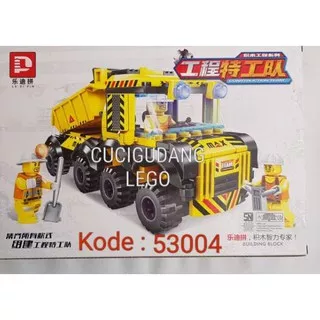 T8 Lego City Construction Team Truk Dump Truck Mobil Konstruksi Alat Berat ? ?