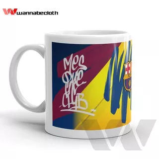 Mug Barcelona Gelas Barcelona Mug Bola Gelas Bola Mug Custom Mug Unik Cetak Mug Mes Que Un Club 4