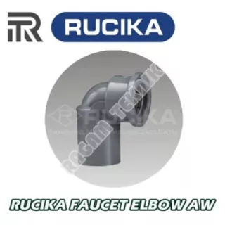 Rucika Keni Elbow Drat Dalam 1/2 x 3/4 inch KDD 90 Knee Faucet Knie Bengkokan Belokan PVC