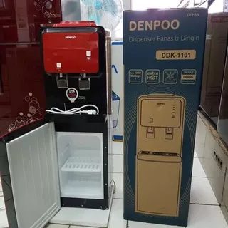 DISPENSER DENPOO DDK 1101 Water Dispenser Galon Atas Standing Keran Hot & Cool Panas Dingin GARANSI RESMI