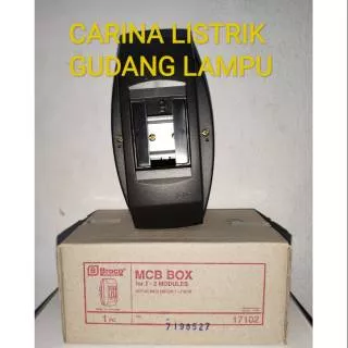 box mcb 2 grup broco BOX MCB BROCO 2 GRUP OUTBOW HITAM UNTUK 1-2 MCB ART 17102