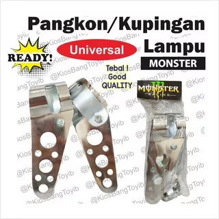 Braket/Kupingan Lampu Universal Monster RX King Vixion Byson GL CB Tiger Pangkon/Breket Lampu