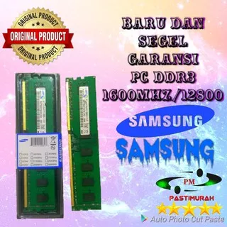 RAM PC DDR3 8GB 1600MHZ PC3 12800 ORIGINAL SAMSUNG