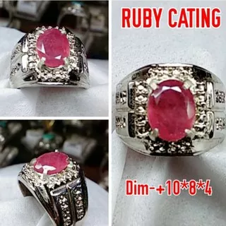 NATURAL BATU PERMATA RUBY MADAGASCAR JAMINAN ASLI NATURAL A14