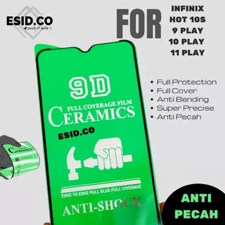 Screen Protector Infinix Hot 9 10 Play Soft Ceramics Anti Pecah Super Best Seller