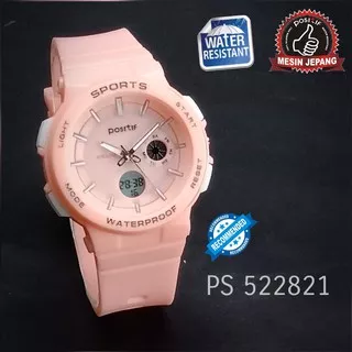 Positif 522821 Jam Tangan Pria Digital Analog Sport Double Time 100% Anti Air