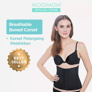 Korset Melahirkan | MOOIMOM Breathable Boned Corset - Korset Pelangsing Pasca Melahirkan