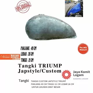 Tangki tengki Costum Japstyle Triumph polos