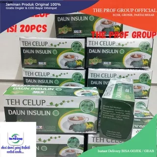 Teh Herbal Celup Insulin Obat Diabetes Penurun Gula Darah - Teh Celup Daun Insulin