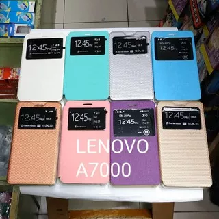 LENOVO A7000 sarung flip cover ume / sarung model buku MANTUL