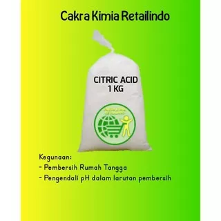 Citric Acid Monohydrate / Asam Sitrat / Netto 1 Kg Ex Lokal